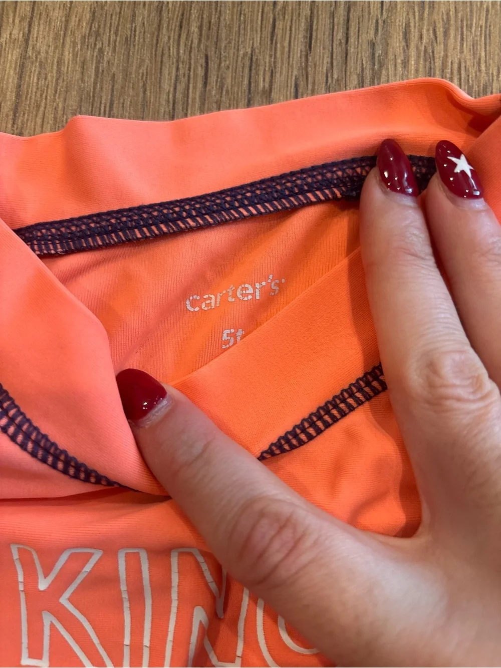 Carter's Orange & Green Dino Rashguard Swim Set with Navy Dino Shorts